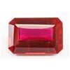 Image 1 : 24.55ct Emerald Cut Red Natural Ruby GGL