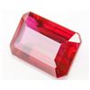 Image 2 : 24.55ct Emerald Cut Red Natural Ruby GGL