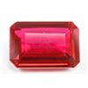 Image 1 : 29.15ct Emerald Cut Red Natural Ruby GGL