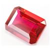 Image 2 : 29.15ct Emerald Cut Red Natural Ruby GGL