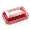 Image 3 : 29.15ct Emerald Cut Red Natural Ruby GGL