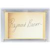 Image 1 : Raymond Brown 1908-1965 American Autograph