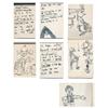 Image 1 : Stuart Sutcliffes German Grammar Pad with Drawings