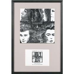 Klaus Voorman Art Exhibition Postcards (framed)