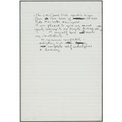 John Lennon Great Wok Poem