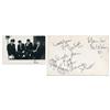 Image 1 : Early Promo Card Signed By The Beatles w Pete Best