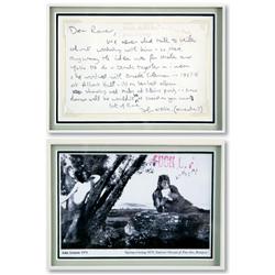 A John Lennon Handwritten Note and Photo