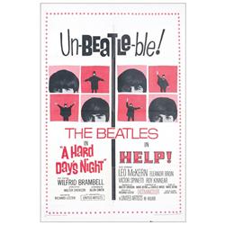 The Beatles A Hard Days Night / Help Movie Poster