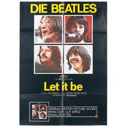 The Beatles "Let It Be" Dutch Movie Poster