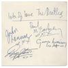 Image 1 : An Early Beatles Set On An Autograph Page