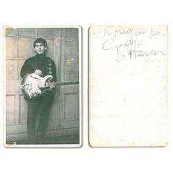 George Harrison Signed Vintage Photograph