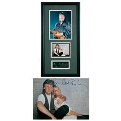 Paul McCartney Signed Paul & Linda Publicity Card