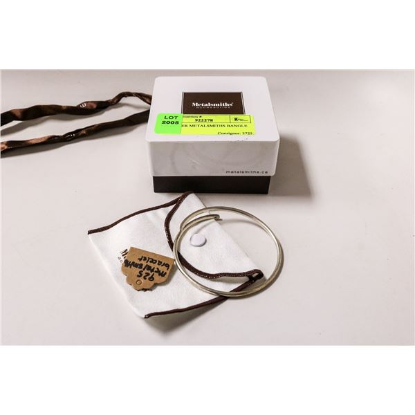 925 SILVER METALSMITHS BANGLE