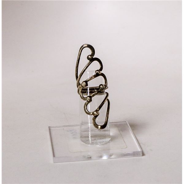 925 SILVER RING LARGE DECORATIVE SIZE 6.75