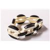Image 1 : BLACK AND WHITE 1960S PLASTIC BRACELET