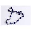 Image 1 : BLUE BEADED COSTUME JEWELLERY NECKLACE