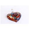 Image 1 : ITALIAN BLOWN GLASS HEART PENDANT