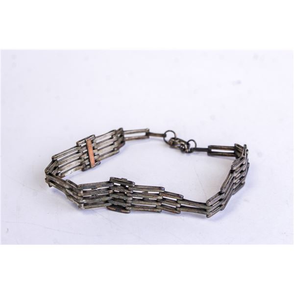 VINTAGE 925 SILVER WEAVE STYLE BRACELET