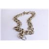 Image 1 : 23" GOLD TONE LARGE LINK CHAIN NECKLACE