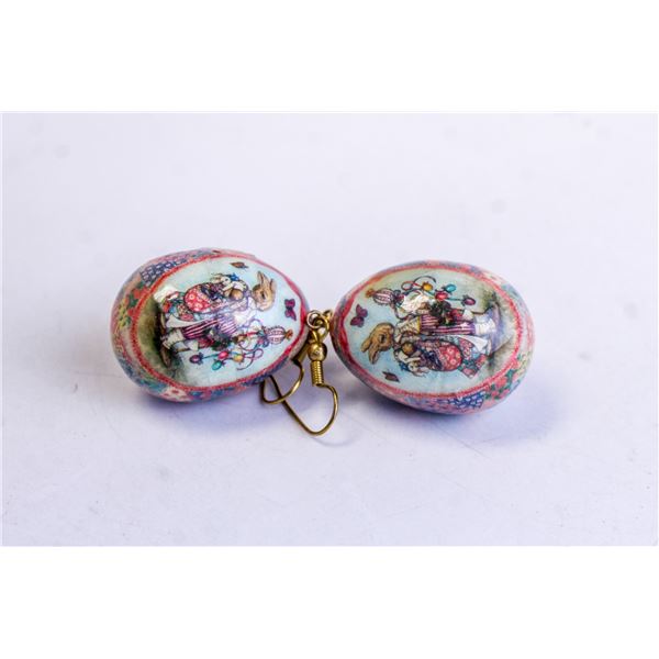 EASTER EGG DECORATIVE EARRINGS