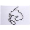 Image 1 : SILVER TONE DECORATIVE LINK NECKLACE