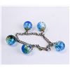 Image 1 : BLUE GLASS BALL BRACELET