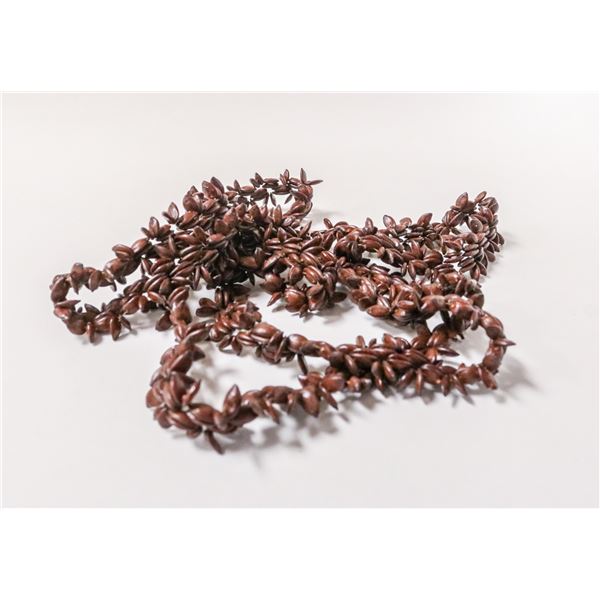 PAIR OF BEADED SEED NECKLACES