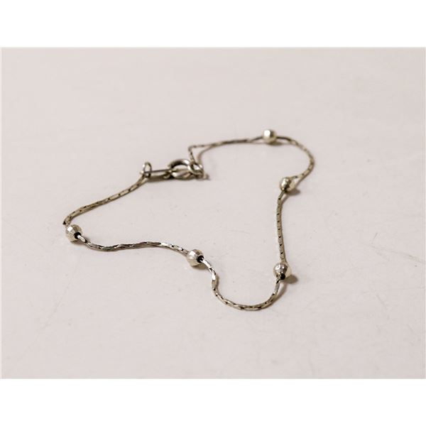 925 SILVER BRACELET WITH BALL LINK