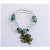 Image 1 : GOOD LUCK CLOVER BEADED BRACELET