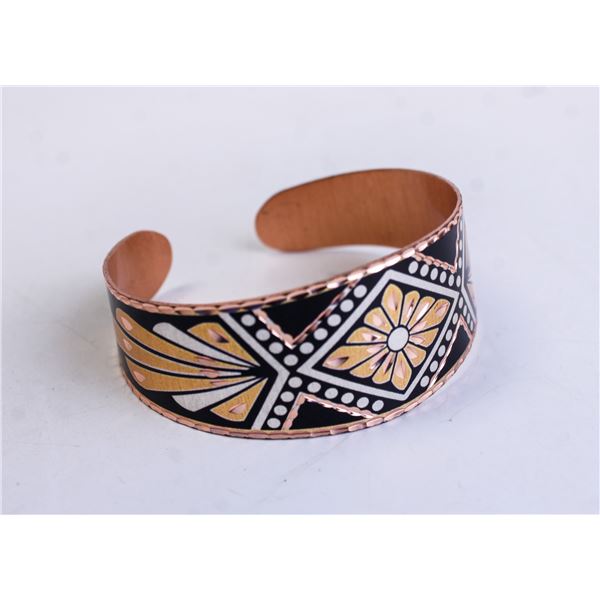 COPPER ETCHED FASHION BRACELET