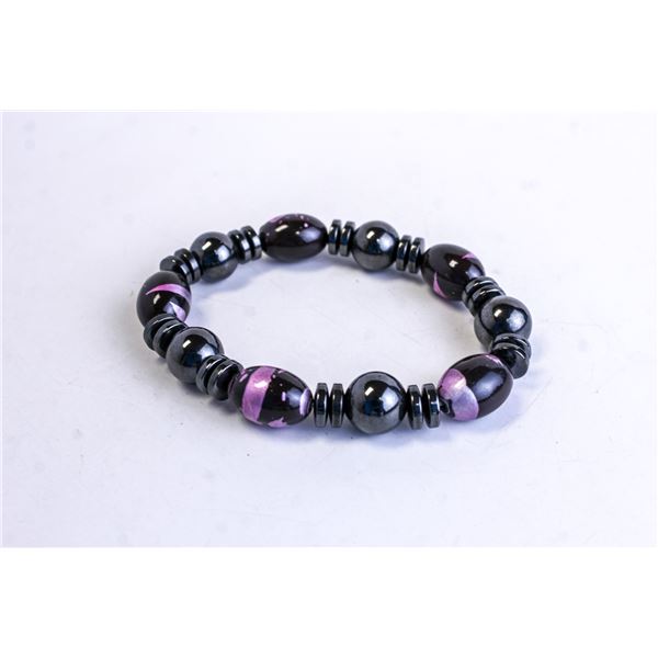 ART GLASS BEADED BRACELET