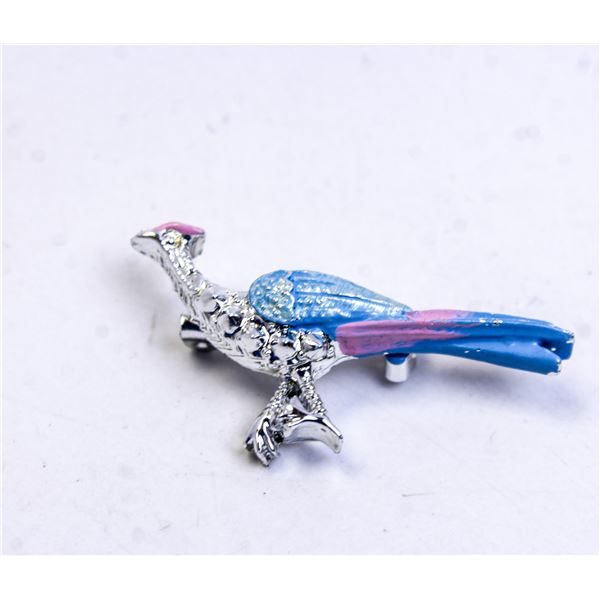 VINTAGE PEACOCK BROOCH