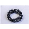 Image 1 : BLACK CRYSTAL BEADED BRACELET