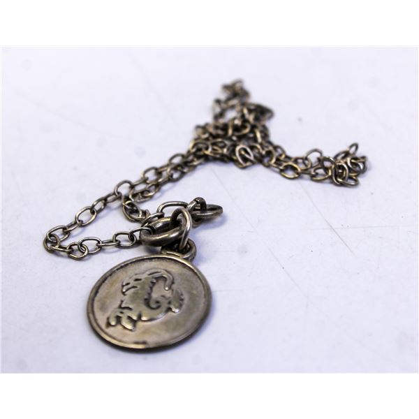925 SILVER BRACELET WITH ASIAN PENDANT