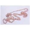 Image 1 : PINK QUARTZ BEADED NECKLACE