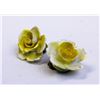 Image 1 : WHITE ROSE CLIP EARRINGS
