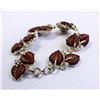 Image 1 : VINTAGE COSTUME JEWELLERY LEAF BRACELET