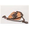 Image 1 : LARGE COPPER TREBLE CLEF NECKLACE