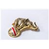 Image 1 : GOLD TONE CIRCUS ELEPHANT BROOCH GOOD LUCK