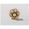 Image 1 : GOLD TONE COSTUME JEWELLERY BROOCH