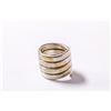 Image 1 : STERLING SILVER COIL RING SIZE 4
