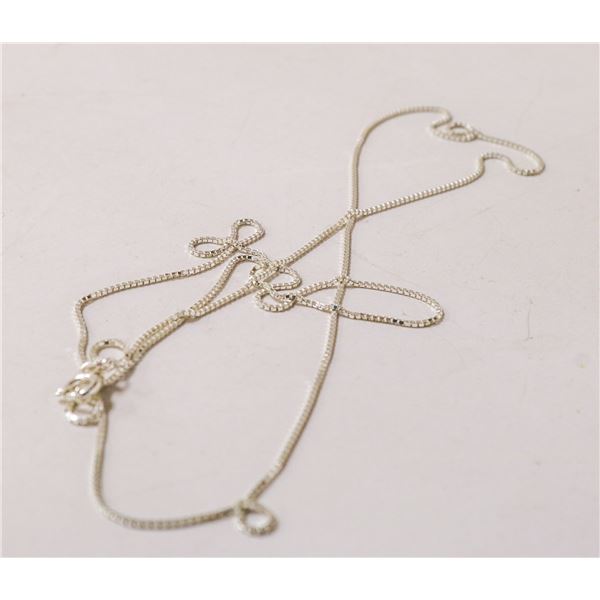 925 SILVER BOX CHAIN 30"