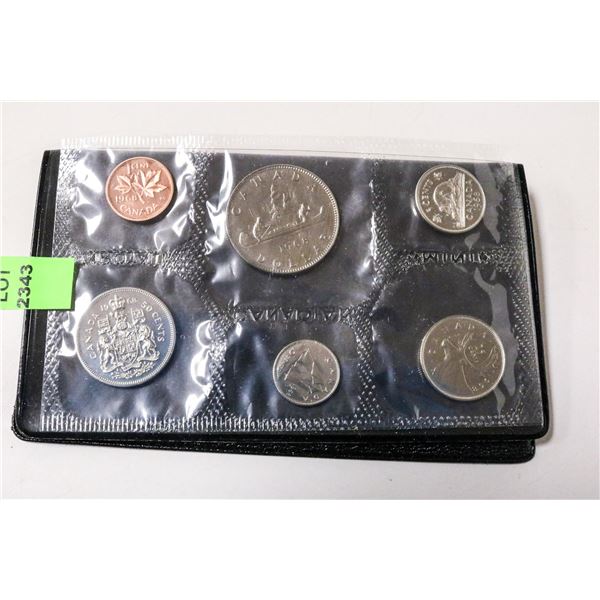 1968 SILVER CANADIAN PROOF COIN SET WITH DOLLAR