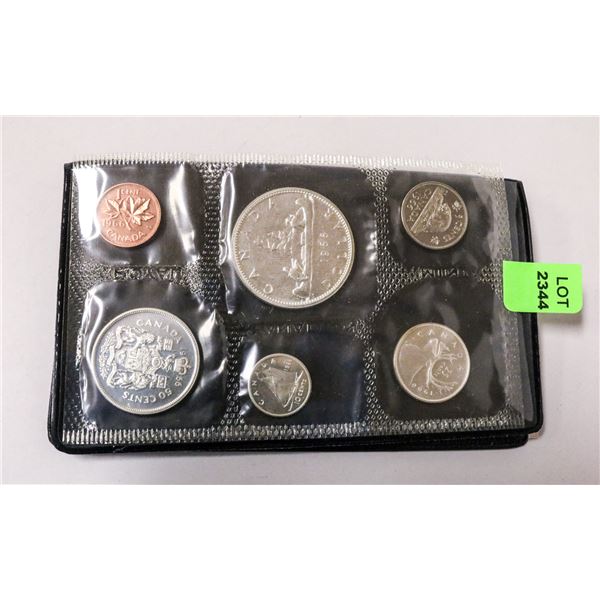 1966 SILVER CANADIAN PROOF COIN SET WITH DOLLAR