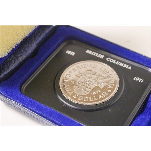 1971 CANADIAN BC CENTENNIAL DOLLAR PROOF COIN