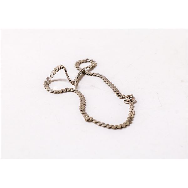 925 SILVER HERRINGBONE BRACELET