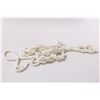 Image 1 : LONG WHITE MULTI STRAND BEADED NECKLACE