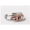 Image 1 : COPPER ETCHED BEAR WITH CUB BRACELET
