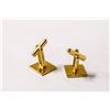 Image 1 : VINTAGE GOLD TONED CUFF LINKS