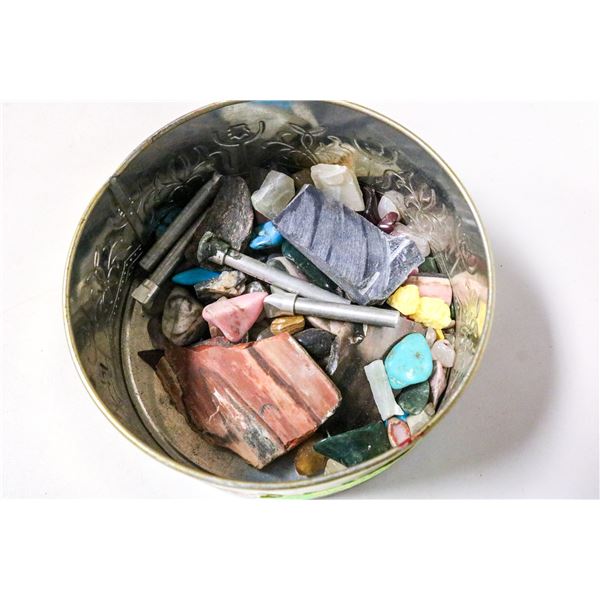 ASSORTED LOT OF SEMI PRECIOUS LAPIDARY STONES